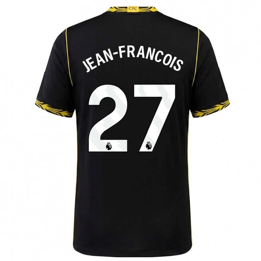 Danxen Homem Camisola Oriane Jean-Francois #27 Preto Amarelo Alternativa 2026/27 Camisa Brasil