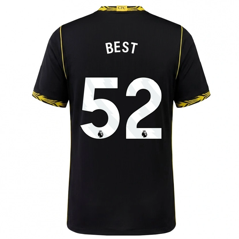 Danxen Homem Camisola Kian Best #52 Preto Amarelo Alternativa 2026/27 Camisa Brasil