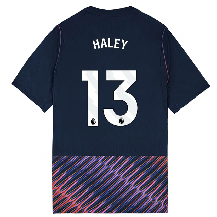 Danxen Homem Camisola Micah Haley #13 Azul Real Branco Alternativa 2026/27 Camisa Brasil