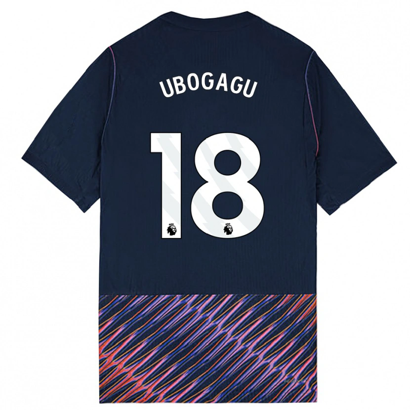 Danxen Homem Camisola Chioma Ubogagu #18 Azul Real Branco Alternativa 2026/27 Camisa Brasil