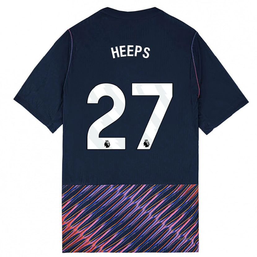 Danxen Homem Camisola Eleanor Heeps #27 Azul Real Branco Alternativa 2026/27 Camisa Brasil