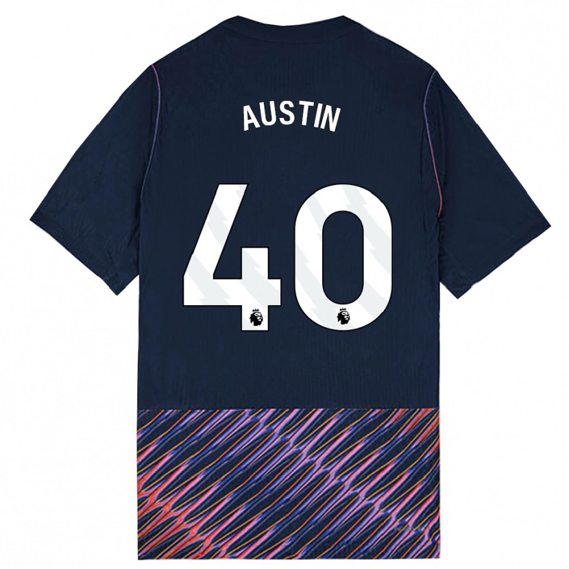 Danxen Homem Camisola Brandon Austin #40 Azul Real Branco Alternativa 2026/27 Camisa Brasil
