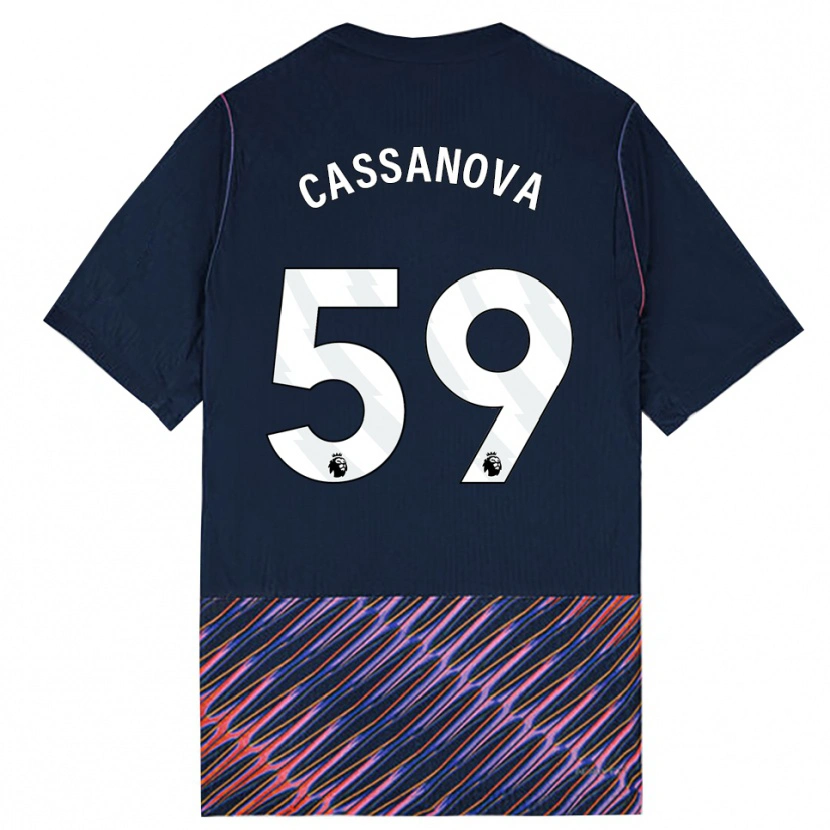 Danxen Homem Camisola Dante Cassanova #59 Azul Real Branco Alternativa 2026/27 Camisa Brasil