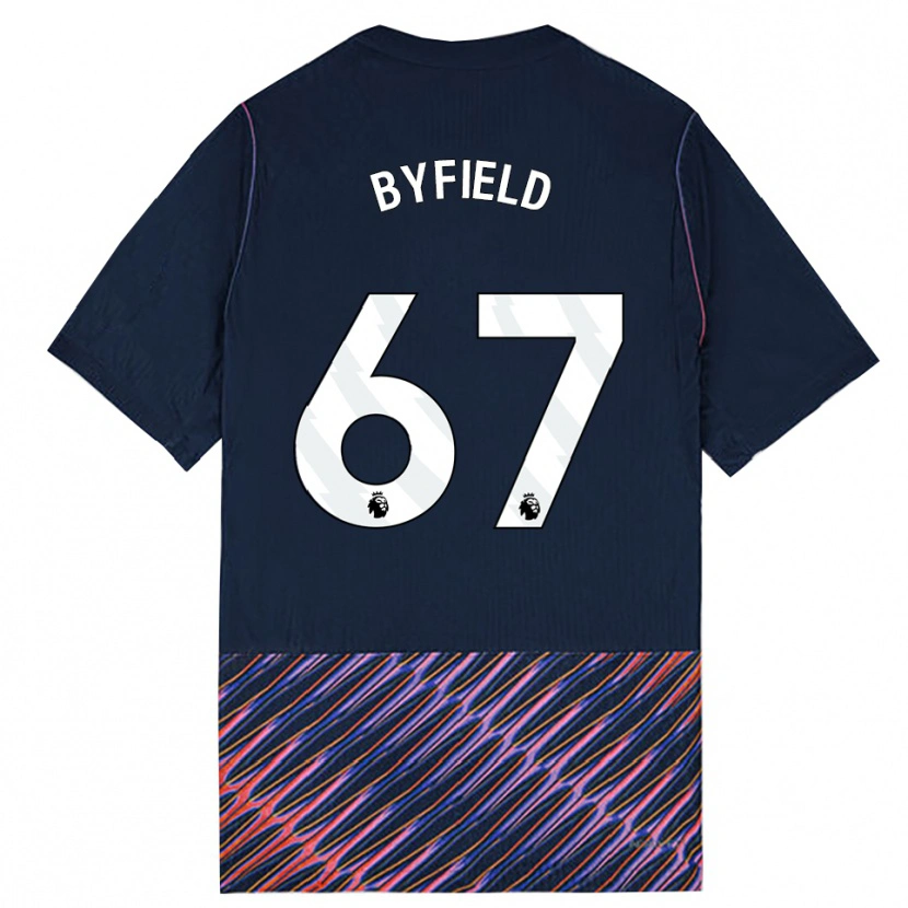 Danxen Homem Camisola Jun'ai Byfield #67 Azul Real Branco Alternativa 2026/27 Camisa Brasil
