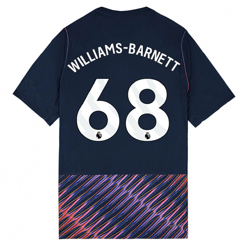 Danxen Homem Camisola Luca Williams-Barnett #68 Azul Real Branco Alternativa 2026/27 Camisa Brasil