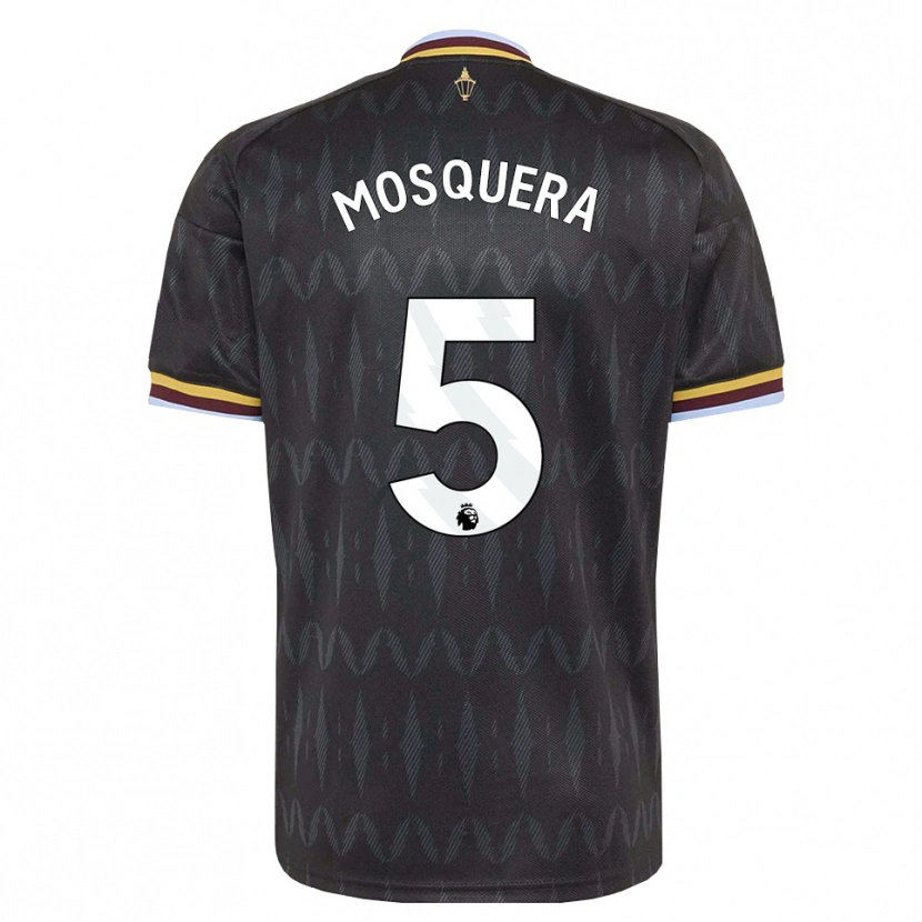 Danxen Homem Camisola Yeimar Mosquera #5 Cornflowerblue Preto Amarelo Alternativa 2026/27 Camisa Brasil