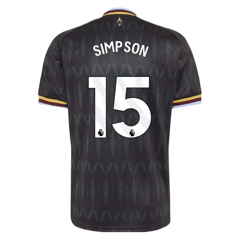 Danxen Homem Camisola Ewan Simpson #15 Cornflowerblue Preto Amarelo Alternativa 2026/27 Camisa Brasil