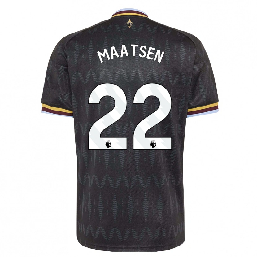 Danxen Homem Camisola Ian Maatsen #22 Cornflowerblue Preto Amarelo Alternativa 2026/27 Camisa Brasil