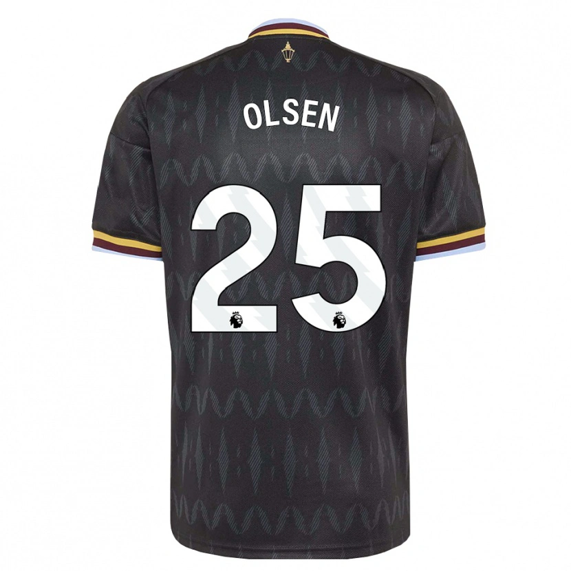 Danxen Homem Camisola Robin Olsen #25 Cornflowerblue Preto Amarelo Alternativa 2026/27 Camisa Brasil