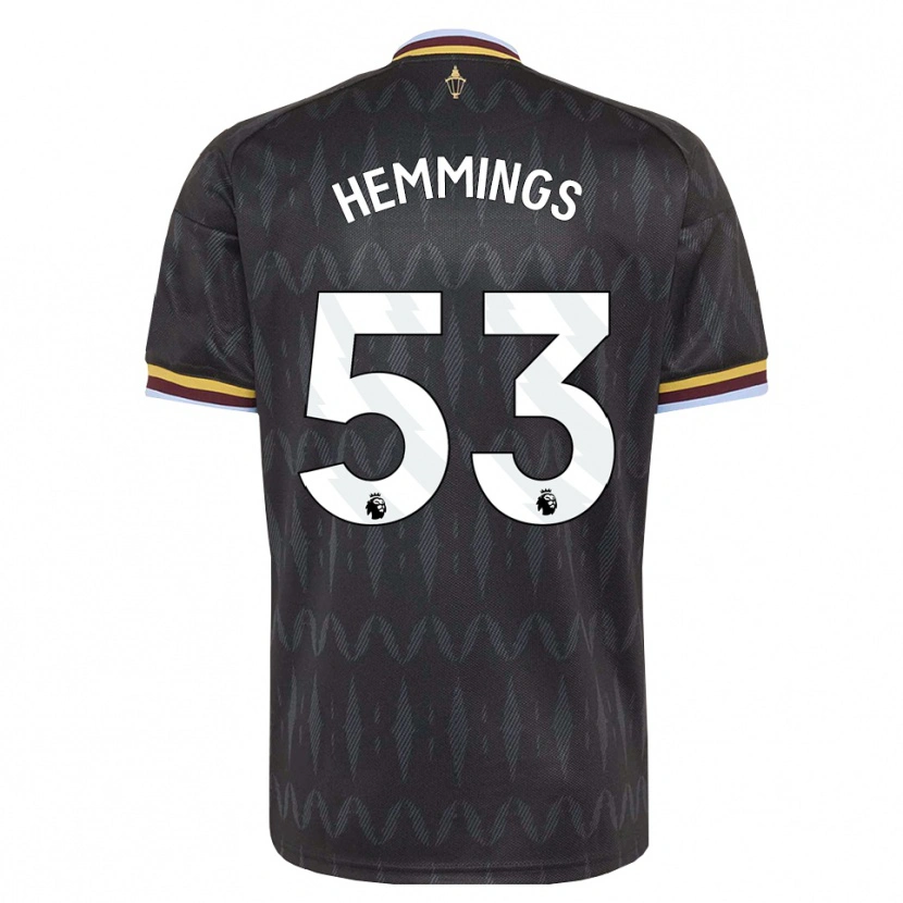 Danxen Homem Camisola George Hemmings #53 Cornflowerblue Preto Amarelo Alternativa 2026/27 Camisa Brasil