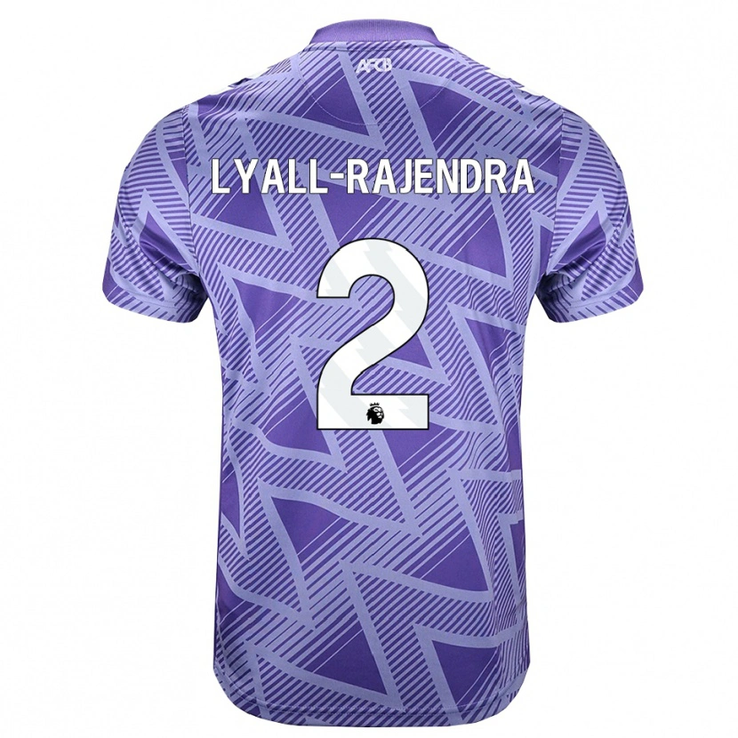 Danxen Homem Camisola Max Lyall-Rajendra #2 Palevioletred Branco Alternativa 2026/27 Camisa Brasil
