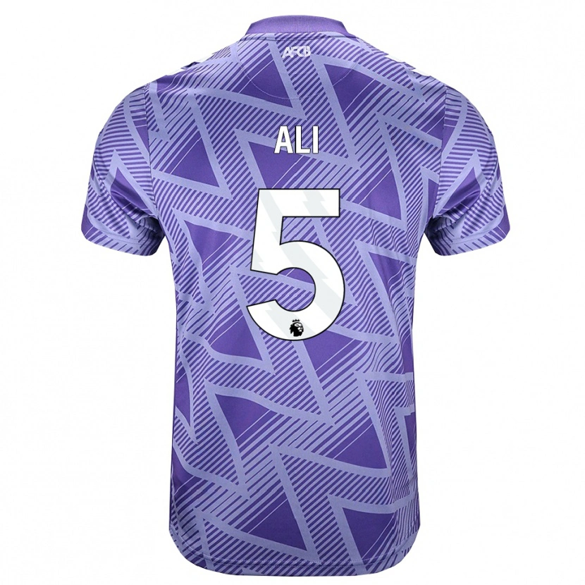 Danxen Homem Camisola Ameer Ali #5 Palevioletred Branco Alternativa 2026/27 Camisa Brasil