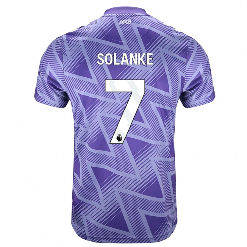 Danxen Homem Camisola Ade Solanke #7 Palevioletred Branco Alternativa 2026/27 Camisa Brasil