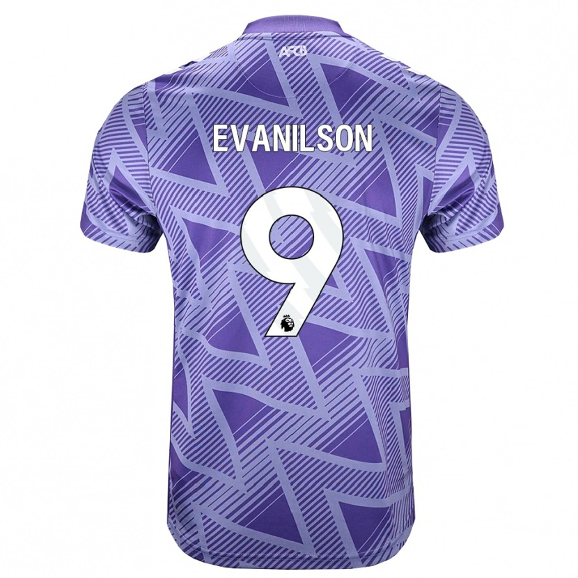 Danxen Homem Camisola Francisco Evanilson De Lima Barbosa #9 Palevioletred Branco Alternativa 2026/27 Camisa Brasil