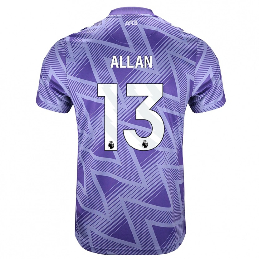 Danxen Homem Camisola Mack Allan #13 Palevioletred Branco Alternativa 2026/27 Camisa Brasil