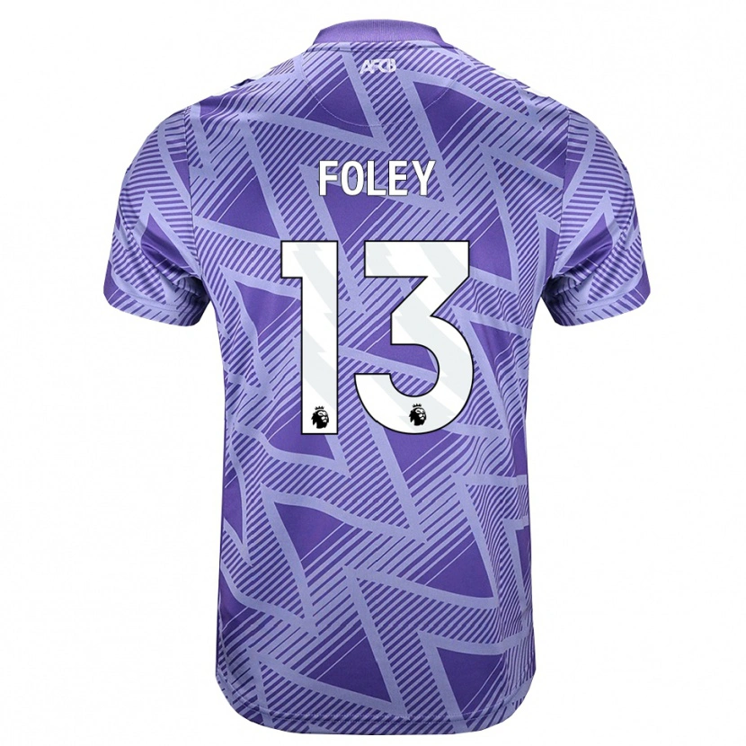 Danxen Homem Camisola Erin Foley #13 Palevioletred Branco Alternativa 2026/27 Camisa Brasil