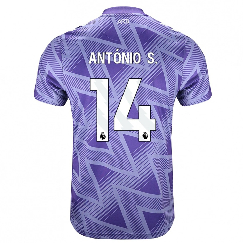 Danxen Homem Camisola António Silva #14 Palevioletred Branco Alternativa 2026/27 Camisa Brasil