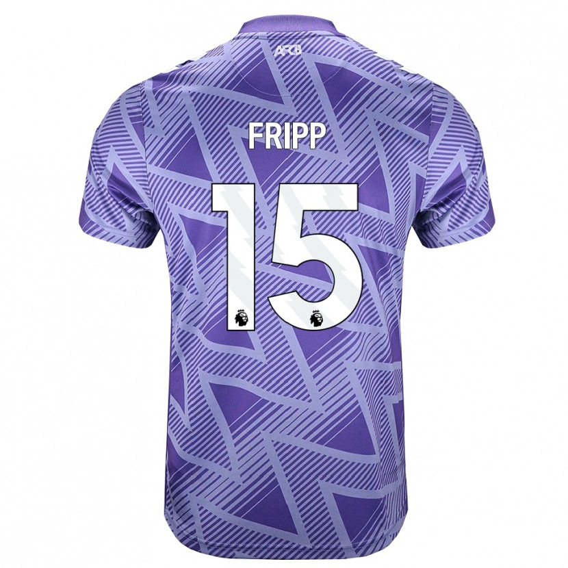 Danxen Homem Camisola Kelly Fripp #15 Palevioletred Branco Alternativa 2026/27 Camisa Brasil