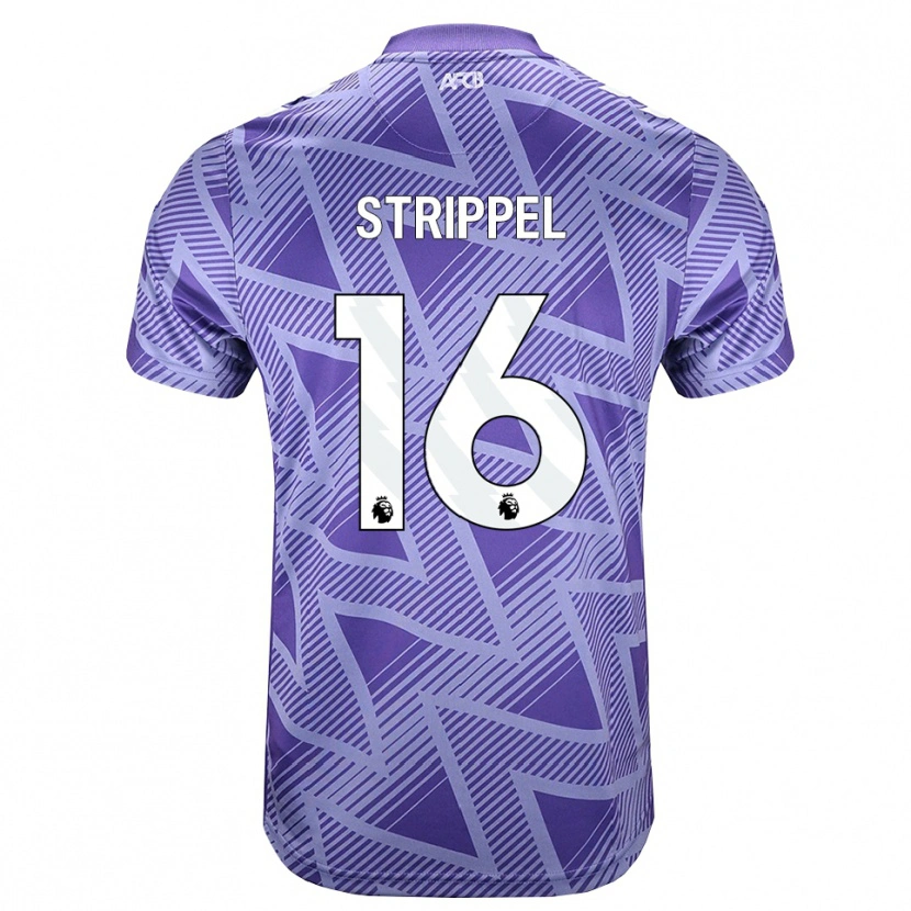 Danxen Homem Camisola Ellie Strippel #16 Palevioletred Branco Alternativa 2026/27 Camisa Brasil