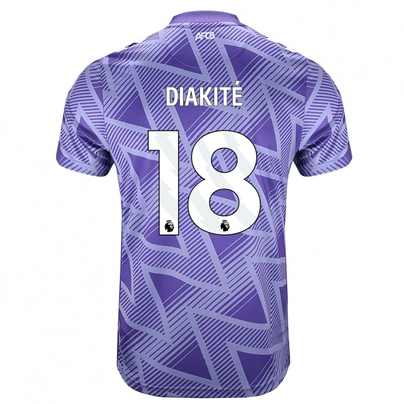 Danxen Homem Camisola Bafodé Diakité #18 Palevioletred Branco Alternativa 2026/27 Camisa Brasil