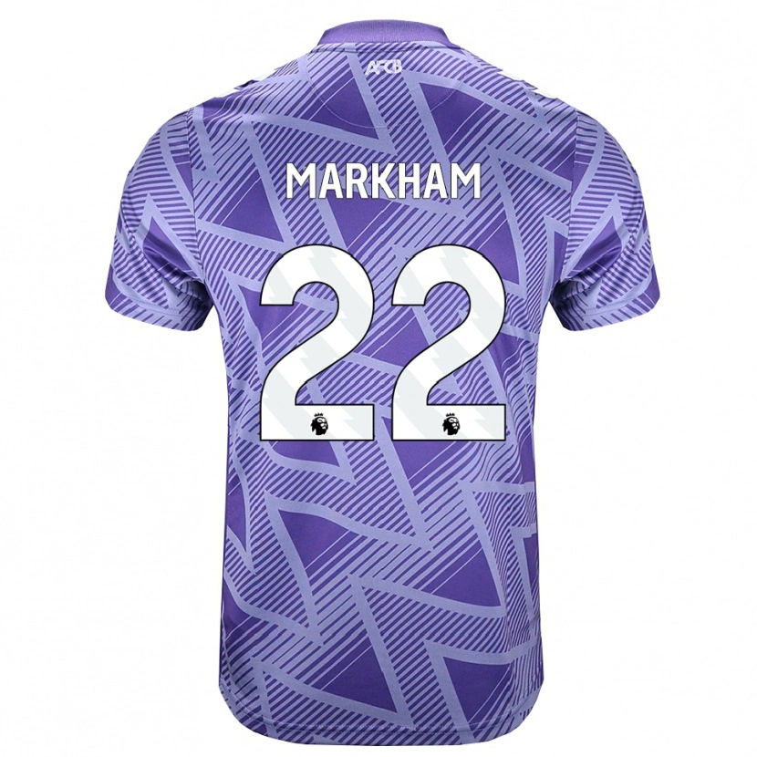 Danxen Homem Camisola Jenna Markham #22 Palevioletred Branco Alternativa 2026/27 Camisa Brasil