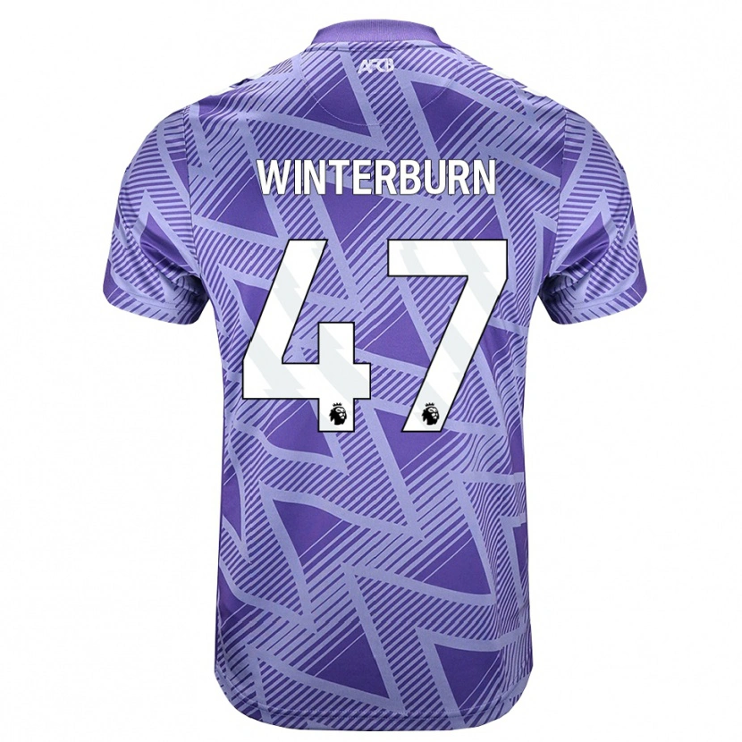 Danxen Homem Camisola Ben Winterburn #47 Palevioletred Branco Alternativa 2026/27 Camisa Brasil