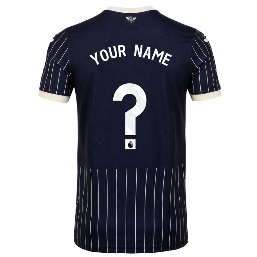 Danxen Homem Camisola Seu Nome #0 Preto Branco Alternativa 2026/27 Camisa Brasil