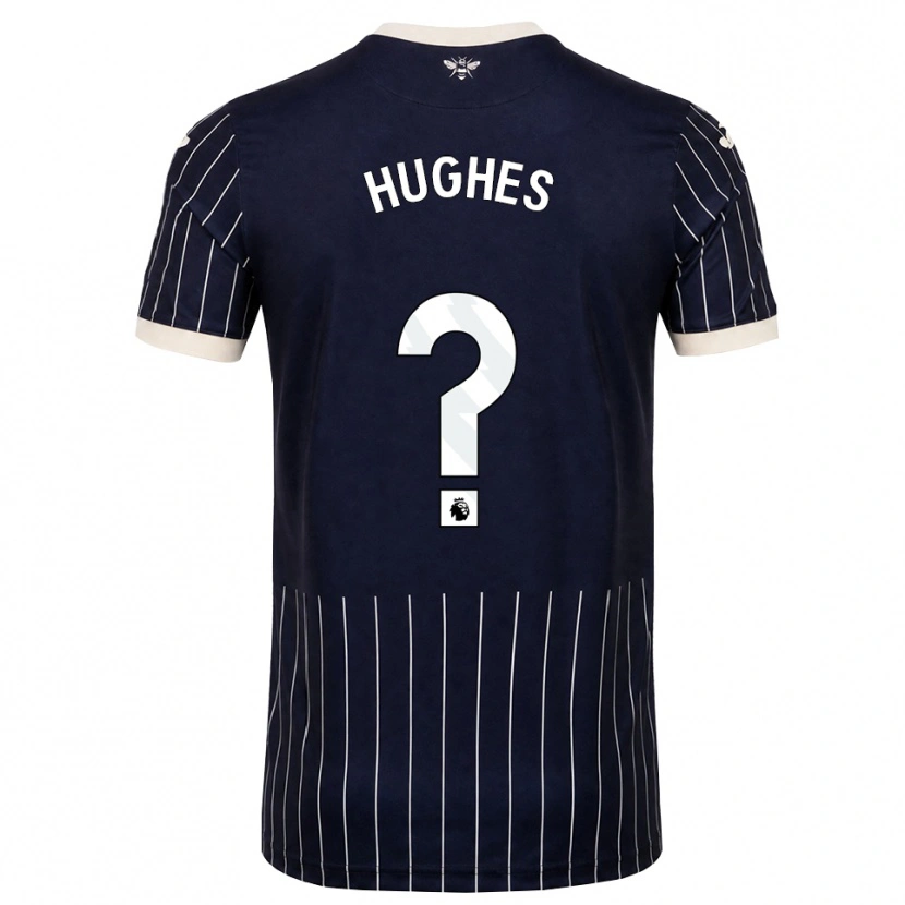 Danxen Homem Camisola Cameron Hughes #0 Preto Branco Alternativa 2026/27 Camisa Brasil