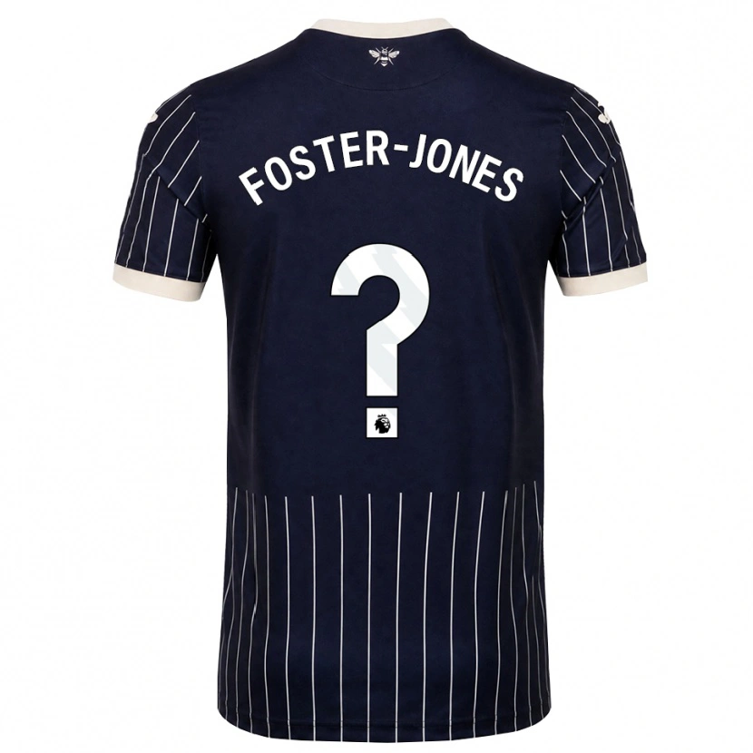 Danxen Homem Camisola Ellis Foster-Jones #0 Preto Branco Alternativa 2026/27 Camisa Brasil
