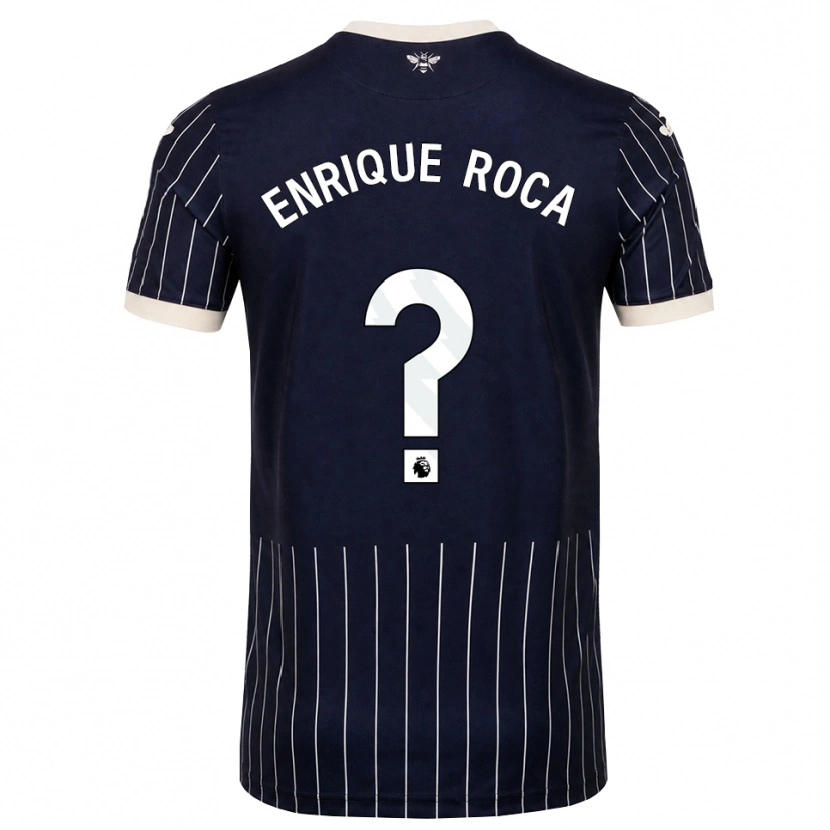 Danxen Homem Camisola Enrique Roca #0 Preto Branco Alternativa 2026/27 Camisa Brasil