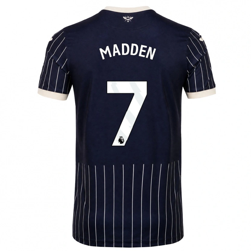 Danxen Homem Camisola Coran Madden #7 Preto Branco Alternativa 2026/27 Camisa Brasil