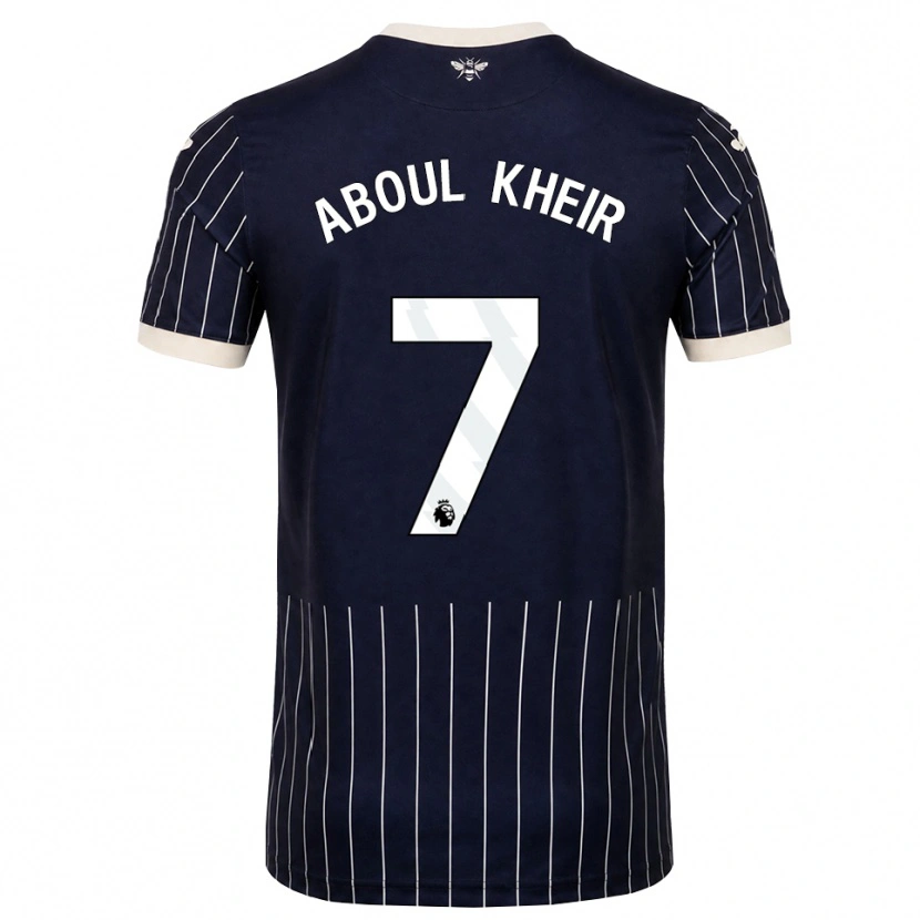 Danxen Homem Camisola Nour Aboul Kheir #7 Preto Branco Alternativa 2026/27 Camisa Brasil