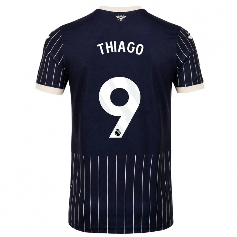 Danxen Homem Camisola Igor Thiago #9 Preto Branco Alternativa 2026/27 Camisa Brasil