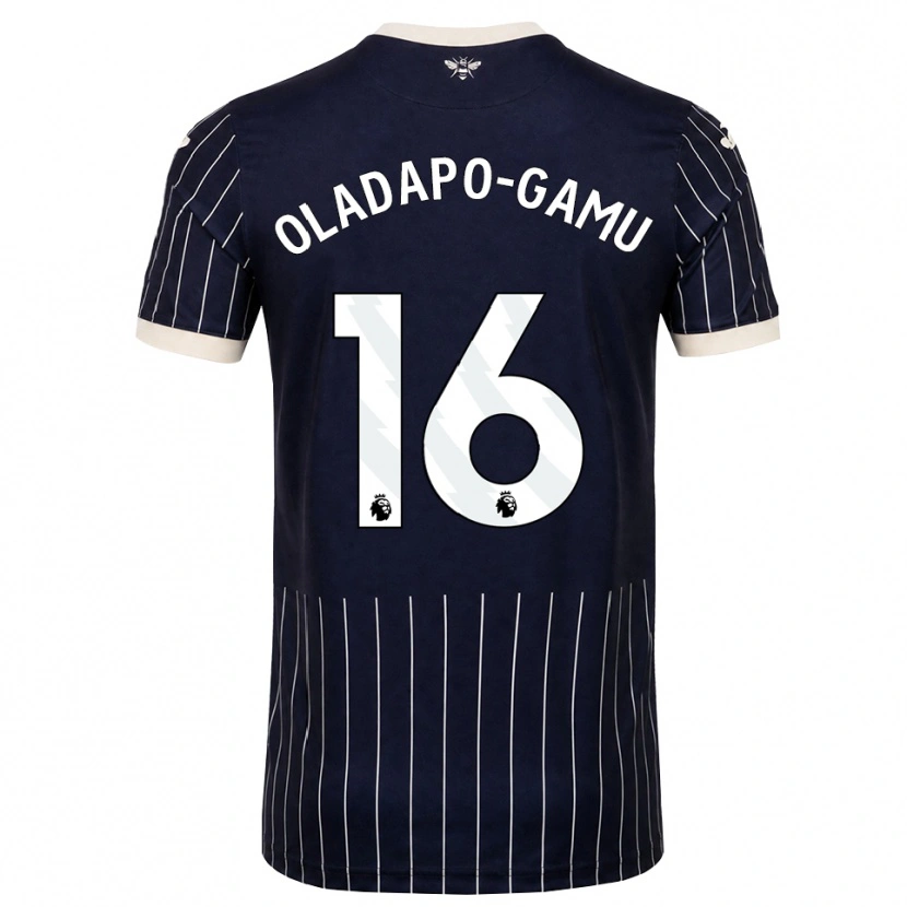 Danxen Homem Camisola Josh Oladapo-Gamu #16 Preto Branco Alternativa 2026/27 Camisa Brasil