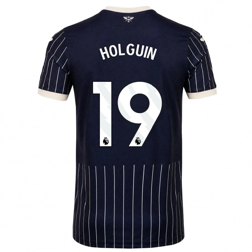 Danxen Homem Camisola Paula Holguin #19 Preto Branco Alternativa 2026/27 Camisa Brasil