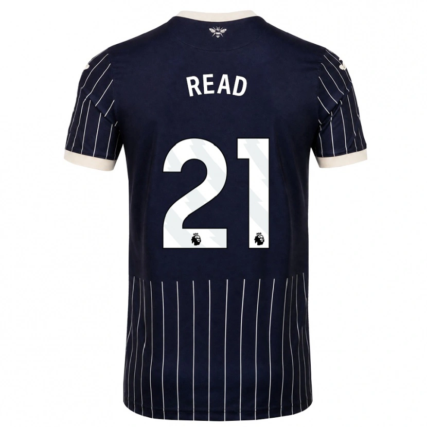 Danxen Homem Camisola Samantha Read #21 Preto Branco Alternativa 2026/27 Camisa Brasil