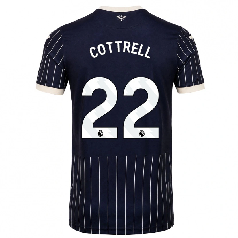 Danxen Homem Camisola Eleonora Cottrell #22 Preto Branco Alternativa 2026/27 Camisa Brasil