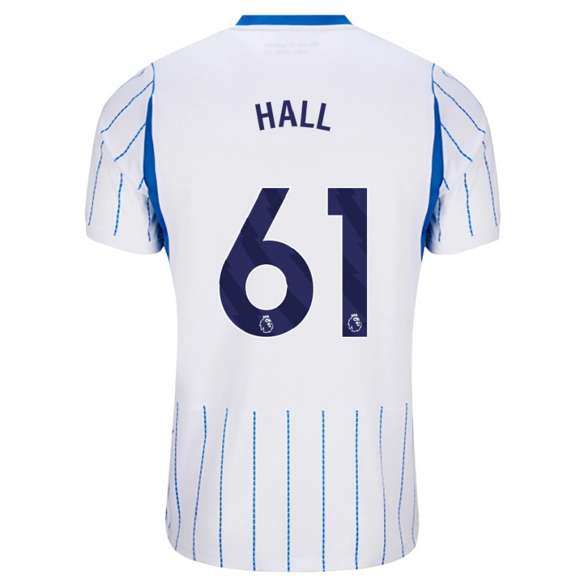Danxen Homem Camisola Steven Hall #61 Dodgerblue Branco Alternativa 2026/27 Camisa Brasil