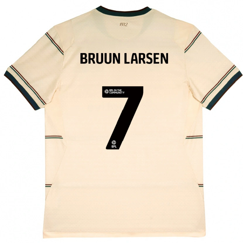 Danxen Homem Camisola Jacob Bruun Larsen #7 Beige Borgonha Alternativa 2026/27 Camisa Brasil