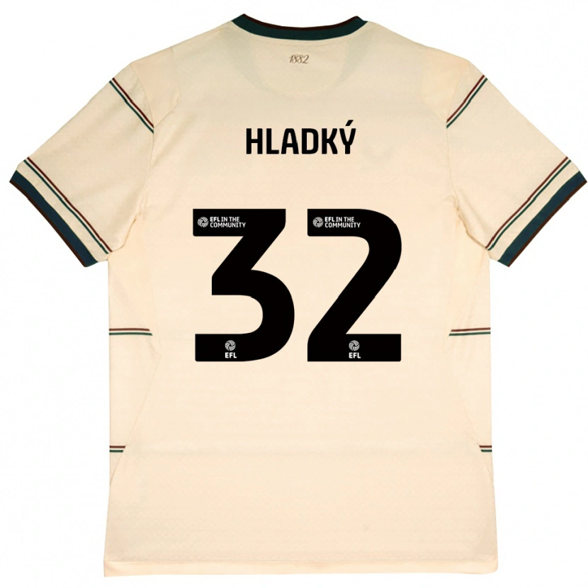 Danxen Homem Camisola Vaclav Hladky #32 Beige Borgonha Alternativa 2026/27 Camisa Brasil