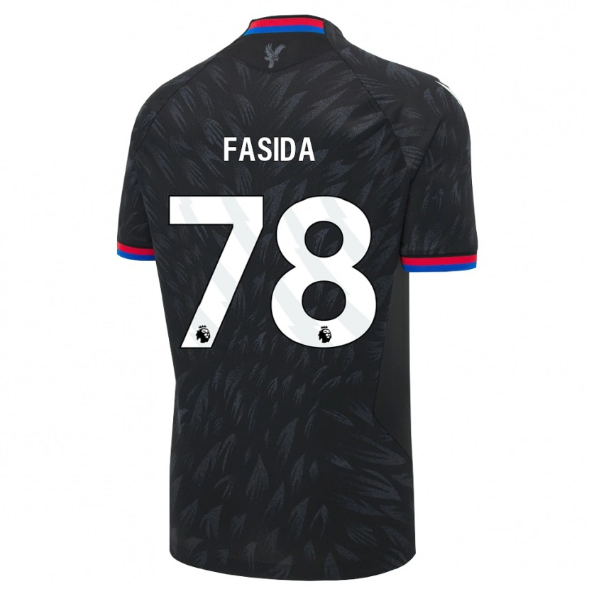 Danxen Homem Camisola Jacob Fasida #78 Preto Azul Vermelho Alternativa 2026/27 Camisa Brasil