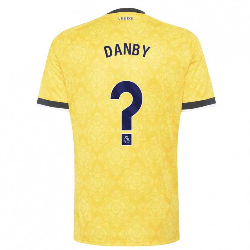 Danxen Homem Camisola Sarah Danby #0 Amarelo Branco Preto Alternativa 2026/27 Camisa Brasil