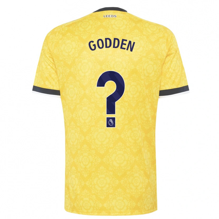 Danxen Homem Camisola Scott Godden #0 Amarelo Branco Preto Alternativa 2026/27 Camisa Brasil