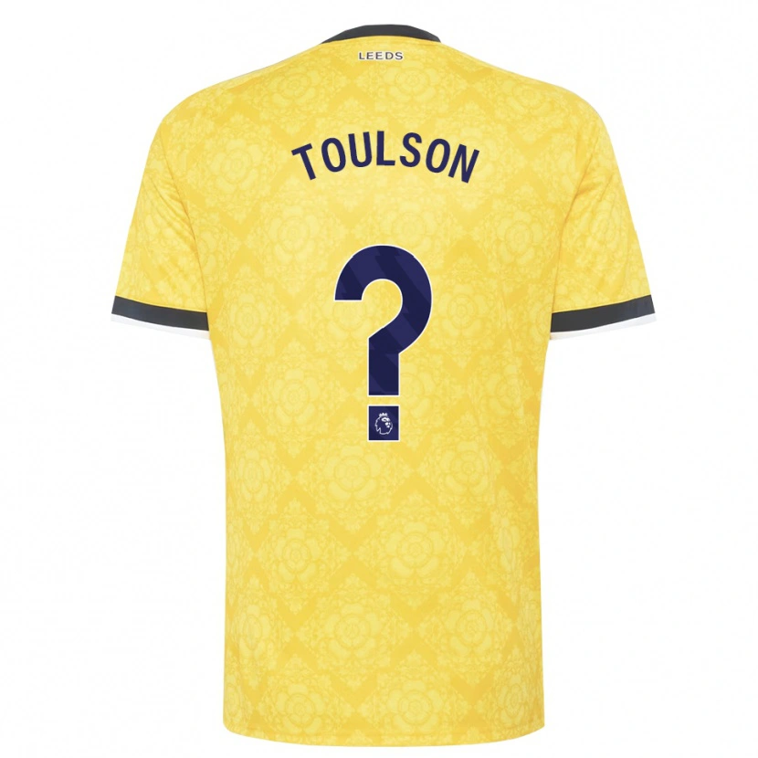 Danxen Homem Camisola Daniel Toulson #0 Amarelo Branco Preto Alternativa 2026/27 Camisa Brasil