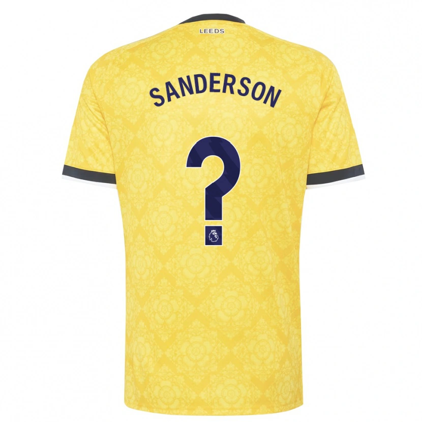 Danxen Homem Camisola Brittany Sanderson #0 Amarelo Branco Preto Alternativa 2026/27 Camisa Brasil