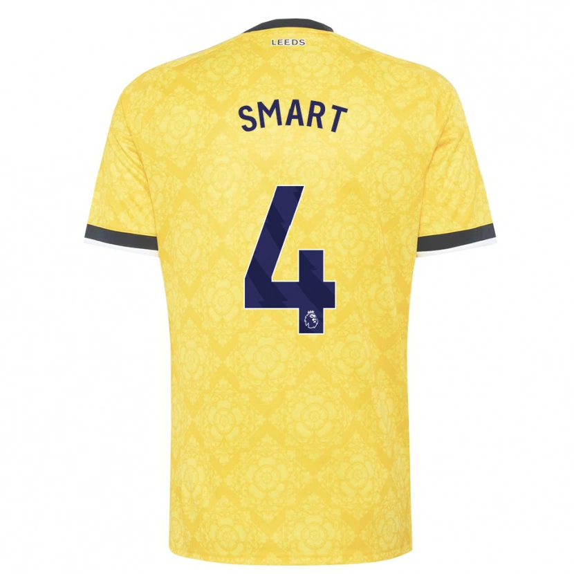 Danxen Homem Camisola Olivia Smart #4 Amarelo Branco Preto Alternativa 2026/27 Camisa Brasil