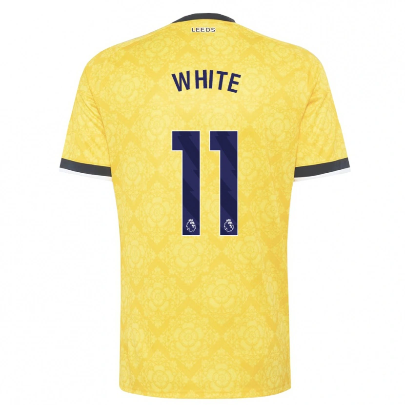Danxen Homem Camisola Logan White #11 Amarelo Branco Preto Alternativa 2026/27 Camisa Brasil