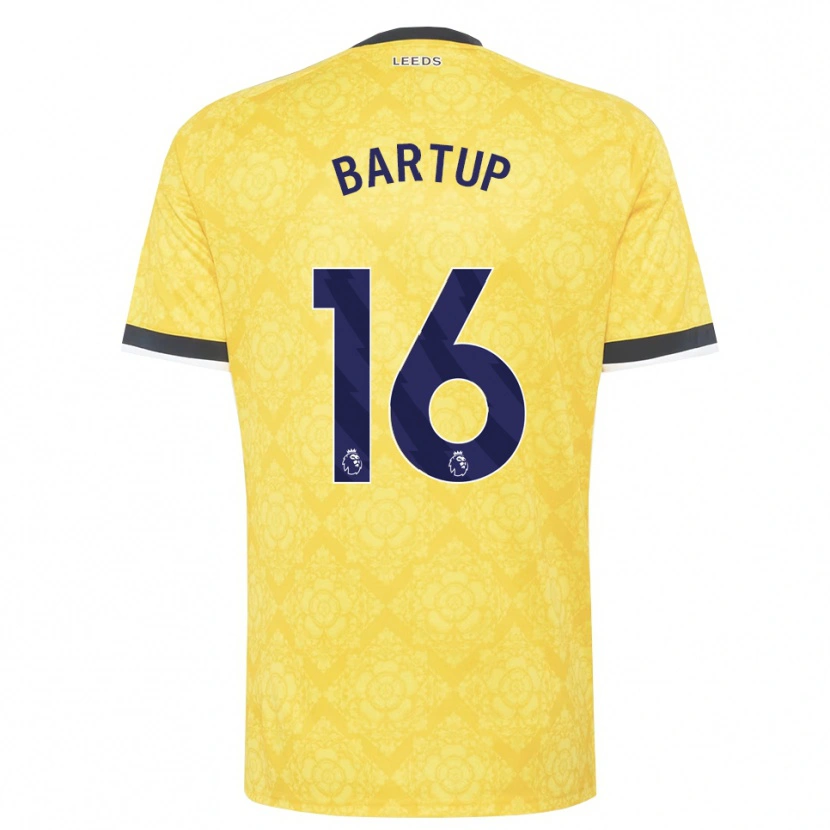 Danxen Homem Camisola Laura Bartup #16 Amarelo Branco Preto Alternativa 2026/27 Camisa Brasil