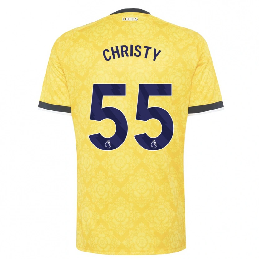 Danxen Homem Camisola Harry Christy #55 Amarelo Branco Preto Alternativa 2026/27 Camisa Brasil