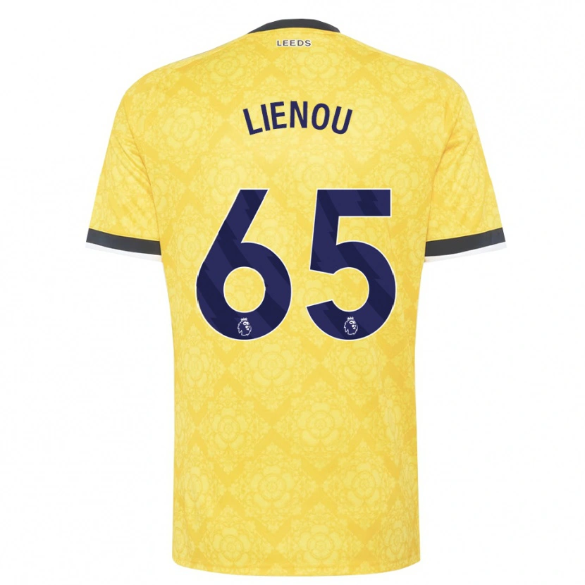 Danxen Homem Camisola Jayden Lienou #65 Amarelo Branco Preto Alternativa 2026/27 Camisa Brasil